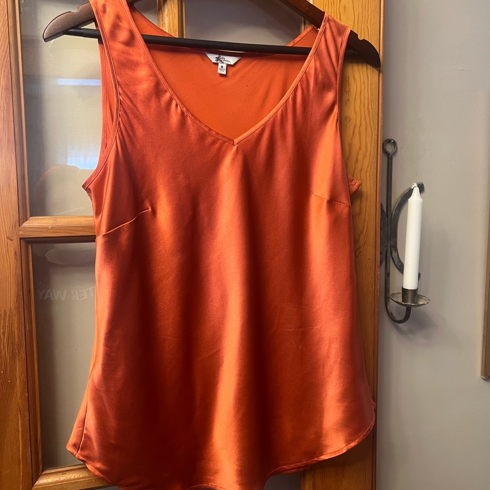 L.L.Bean Signature Silk Layering Tank Blouse